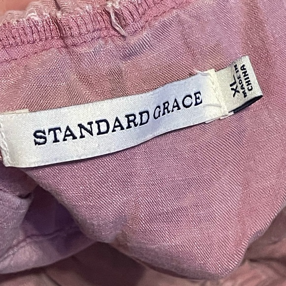 Standard grace boho embroidered raw hem cold shoulder bell sleeve tunic top - Picture 3 of 8